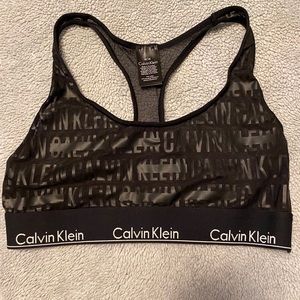 Calvin Klein Mesh Sports Bra NWOT
